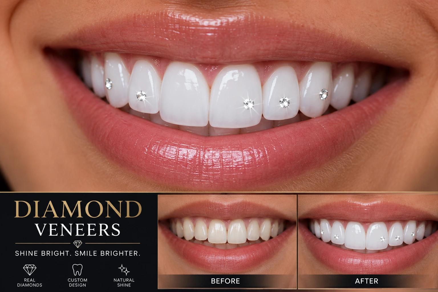 affordable diamond veneers Dubai